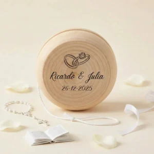 Yo- yo madera boda elegance