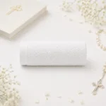Toalla microfibra blanca de comunión