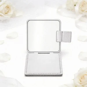 Espejo cuero plata boda