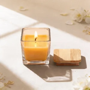 Vela crital/tapa madera comunión