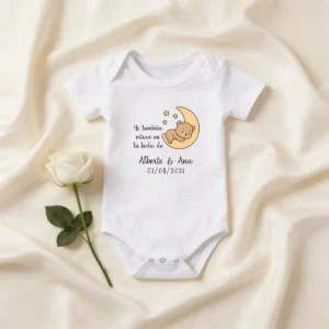 Body bebé blanco 18 meses boda bouquet