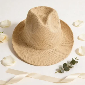 Sombrero ala ancha bautizo