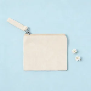Monedero beige algodón bautizo