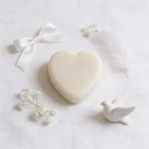 Jabón corazon beige 20 grs bautizo