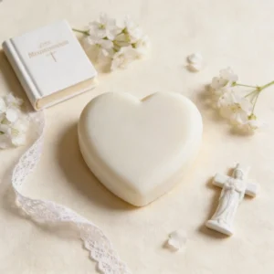 Jabón corazon beige 20 grs comunión