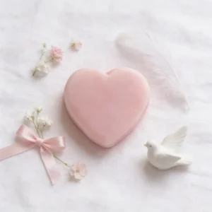 Jabón corazon rosa 20 grs bautizo
