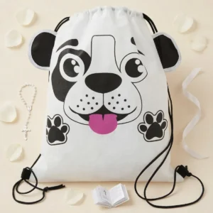 Bolsa niño mochila perrito poliester comunión