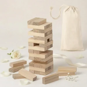 Juego habilidad madera boda