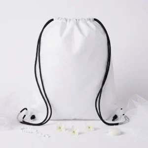Bolsa niño mochila blanca bautizo