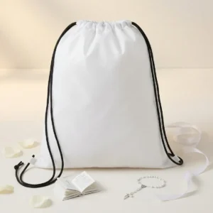 Bolsa niño mochila blanca comunión