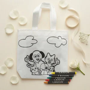 Bolsa niño coloreable 10 uds boda