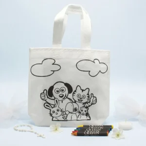 Bolsa niño coloreable 10 uds bautizo