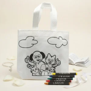 Bolsa niño coloreable 10 uds comunión