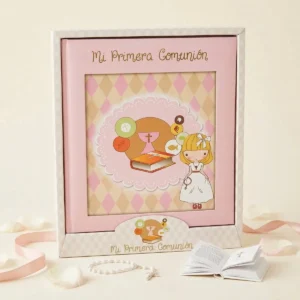 Libro de firmas niña caliz comunión
