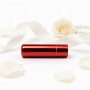 Bálsamo labial rojo sabor vainilla spf15 boda