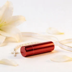 Bálsamo labial rojo sabor vainilla spf15 comunión