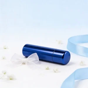 Bálsamo labial azul sabor vainilla spf15 bautizo