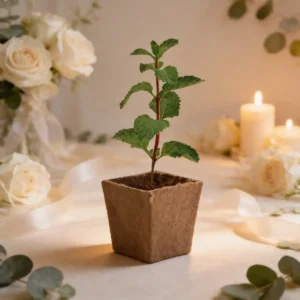 Maceta kit cultivo menta boda