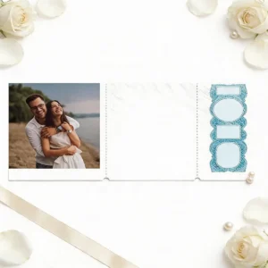Invitación claqueta cine boda  x
