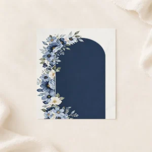 Invitación arco floral boda  x