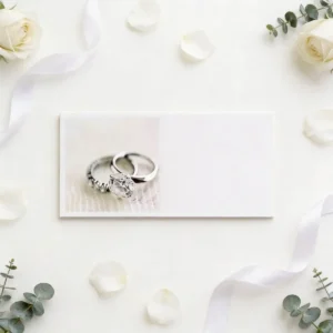 Invitación anillo boda  x
