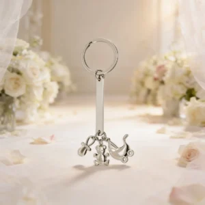 Llavero charm bautizo