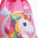 Bolsa niño mochila unicornio rosa de comunión – foto 2