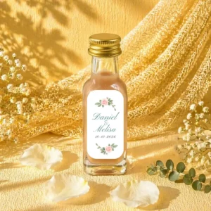 Licor crema 20ml cristal boda corazón