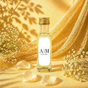 Licor limoncielo 20ml cristal boda iniciales