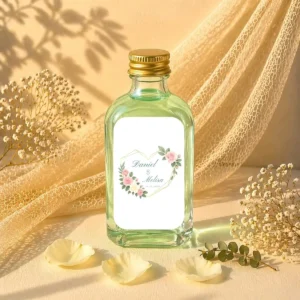 Licor mojito 50ml cristal boda corazón