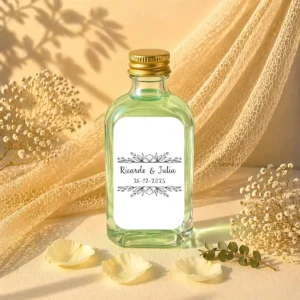Licor mojito 50ml cristal boda bouquet
