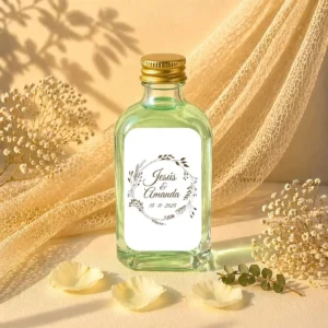 Licor mojito 50ml cristal boda floral