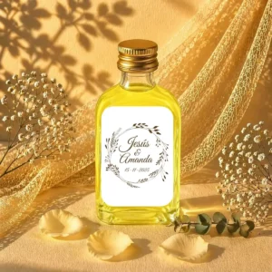 Licor limoncielo 50ml cristal boda floral