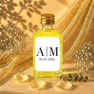 Licor limoncielo 50ml cristal boda iniciales