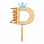 Cake topper nombre con inicial – foto 2