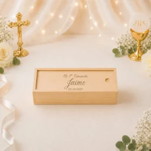 Dominó rojo personalizado de comunión, diseño Stoic