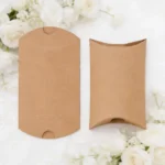 Empaquetado cajita regalo kraft personalizado de comunión, diseño Amalfi – foto 2