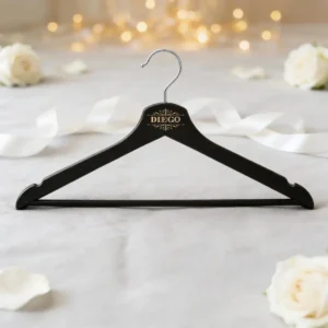 Percha negra boda