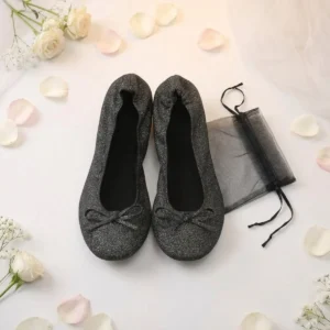 Manoletinas negras talla l boda