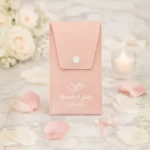 Set brochas rosa personalizado para boda, diseño Elegance – foto 3