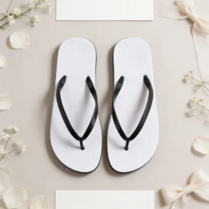 Chanclas sublimación fondo boda