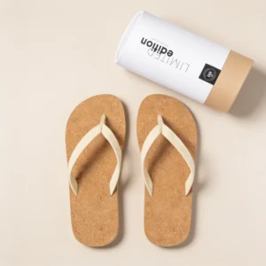 Chanclas color crudo boda