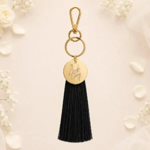 Llavero pom-pom boda bride gang