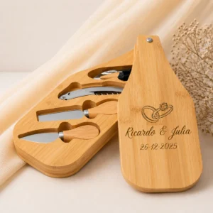Set vino y queso boda elegance