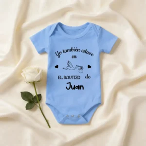 Body bebé  3-18 meses bautizo yo también estuve niño tallas