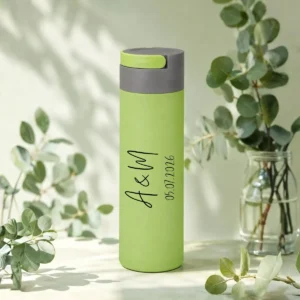 Botella verde 450ml boda basic