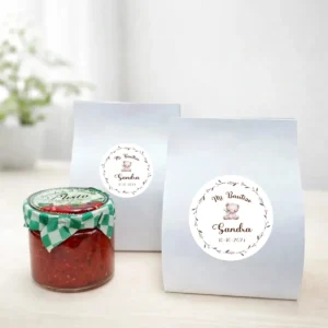 Mermelada de pimiento rojo 40g bautizo osito niña