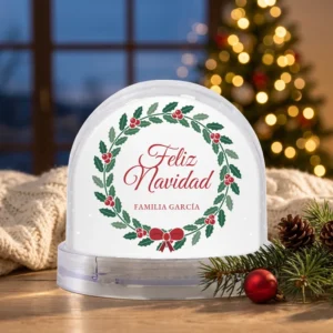 Bola de nieve «Corona de acebo»