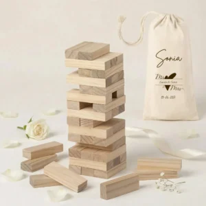 Juego habilidad madera boda mr & mrs